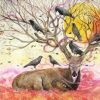 Deer Crow - Paint By Numbers