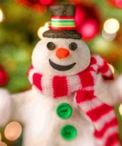 Christmas Snowman - Paint By Number