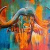 Colorful Buffalo - Paint By Numbers