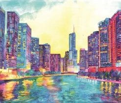 Colorful Chicago – Cities Paint By Number