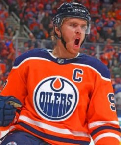 Connor McDavid Hockey - Paint By Numbers
