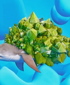 Crystallized Shark Paint by numbers