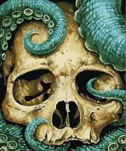 Skull Octopus - Paint By Numbers