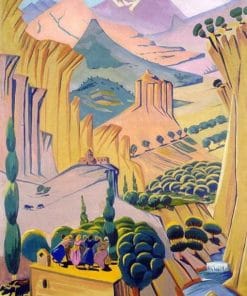 Desert Valley paint by numbers