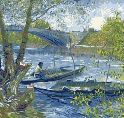 Fishing in Spring By Van Gogh – Paint By Number