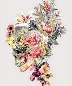 Floral Skull – Flowers Paint By Number