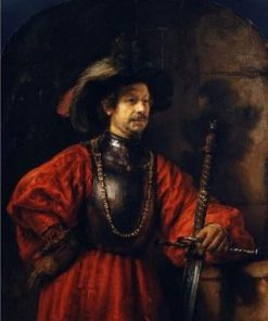 Man In Military By Rembrandt - Paint By Number