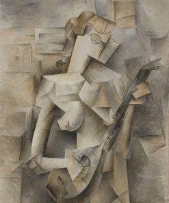 Girl with a Mandolin By Pablo Picasso - Paint By Number