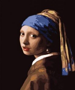 Girl with a Pearl Earring Johannes Vermeer – Paint By Number