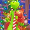 Grinch And Max paint by numbers
