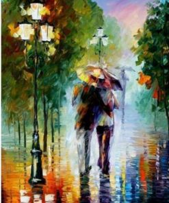 Romance In The Rain - Paint By Numbers