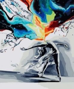 Abstract Ballet Dancer - Paint By Numbers