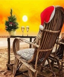 Christmas On Sand Beach
