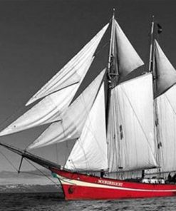 Norwegian Sailboat - Paint By Numbers