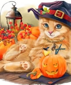 Halloween Cat – Paint By Numbers