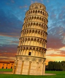 Leaning Tower Of Pisa Italy - Paint By Number