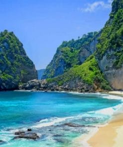 Nusa Penida Beach Bali Indonesia - Paint By Numbers