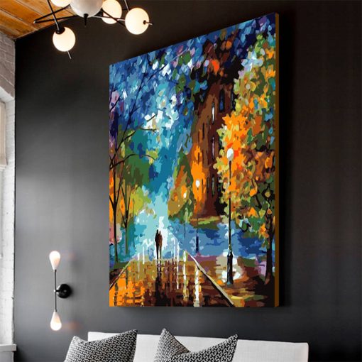 Paint by numbers wooden frames