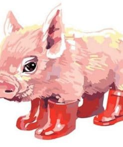 Pink Pig – Paint By Number