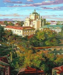 Park Mexico City paint by numbers