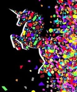 Colorful Unicorn - Paint By Numbers