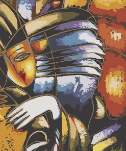 Abstract face Pablo Picasso - Paint By Number