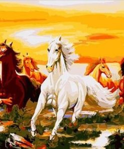 Herd Of Horses - Paint By Number