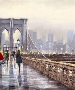 Brooklyn Bridge Manhattan - Cities Paint By Number