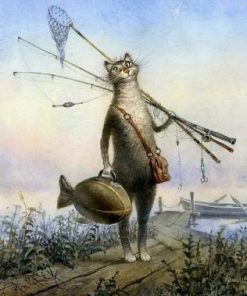 Fishing Cat – Paint By Number