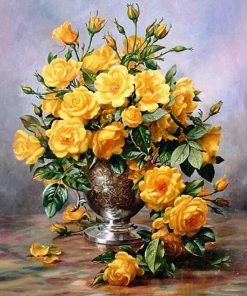Yellow Flowers - Paint By Number