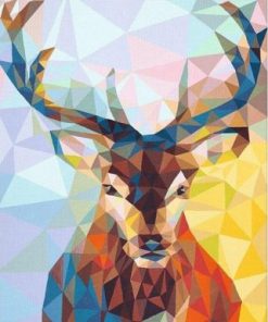 Geometric Deer – Paint By Number