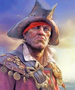 Scary Pirate – Paint By Numbers