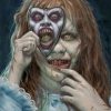 Regan Exorcist Scary Face – Paint By Numbers