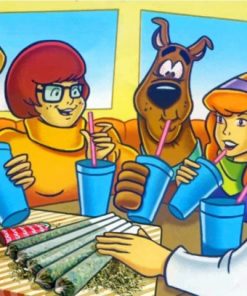 Scooby Doo Characters - Paint By Number
