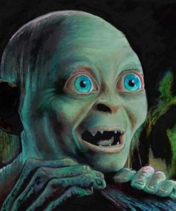 Smeagol The lord Of The Rings paint by numbers