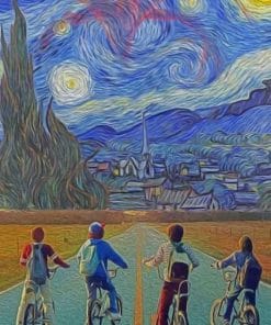 Stranger Starry Night - Paint By Number