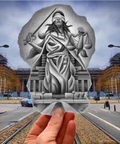 Touch Of Pen In Brussels – Paint By Number