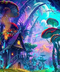 Trippy Forest - Paint By Number