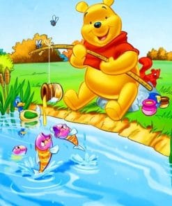 Winnie The Pooh Bear - Cartoons Paint By Numbers