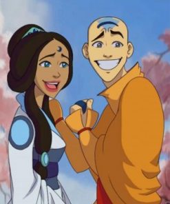 Aang Katara - Paint By Numbers