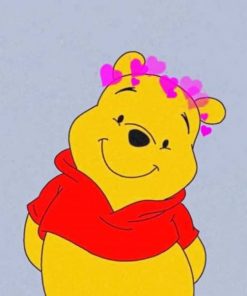 Aesthetic Cute Winnie The Pooh - Cartoons Paint By Numbers