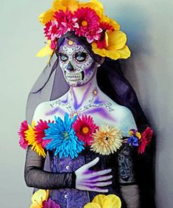 Aesthetic Sugar Skull – Paint By Number