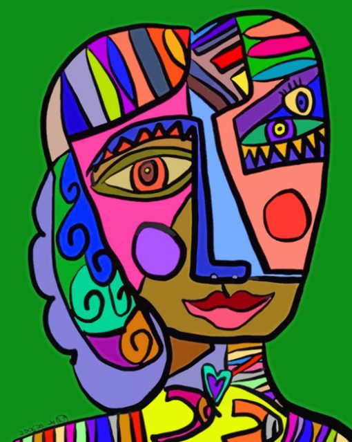 Aesthetic Abstract Face