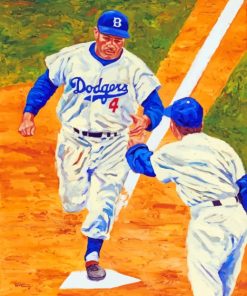 Baseball Dodgers Players - Paint By Numbers