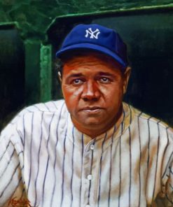 Baseball Player Babe Ruth - Paint By Numbers