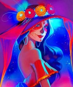 Beautiful Sugar Skull – Paint By Number
