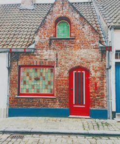 Belgium’s Houses Architecture – Paint By Number