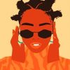 Black Woman Style paint by numbers