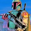 Boba Fett paint by numbers