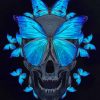 Butterfly Skull Paint by numbers